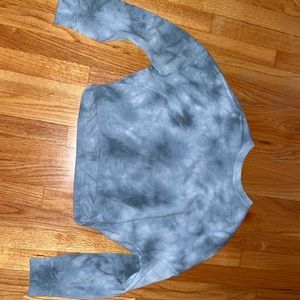 Garage tie dye cropped sweater